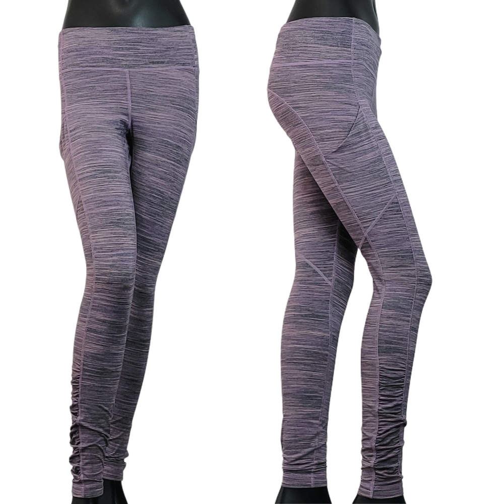 Lululemon Speed Tight Space Dye Camo Tender Violet Black Grape 8
